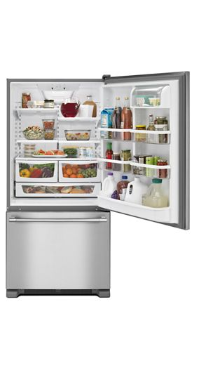 30-Inch Wide Bottom Mount Refrigerator - 19 Cu. Ft.