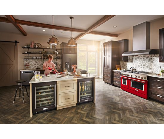 KitchenAid 48'' Smart Commercial-Style Dual Fuel Range with Griddle