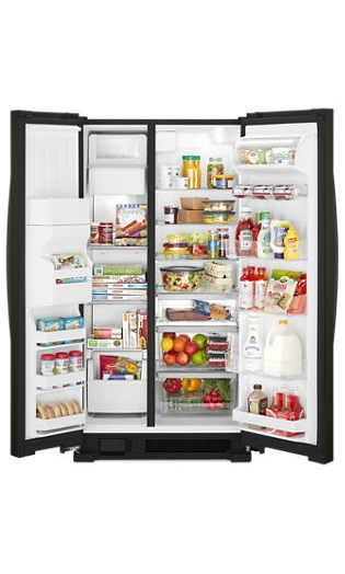 33-inch Wide Side-by-Side Refrigerator - 21 cu ft