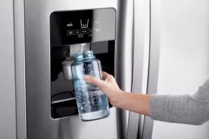 33-inch Wide Side-by-Side Refrigerator - 21 cu ft