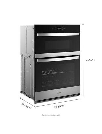 5.7 Total Cu. Ft. Combo Wall Oven with Air Fry When Connected