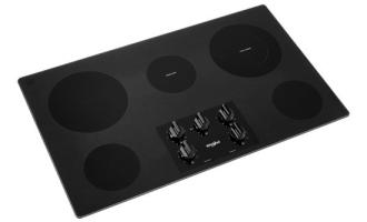 36-inch Electric Ceramic Glass Cooktop with Dual Radiant Element