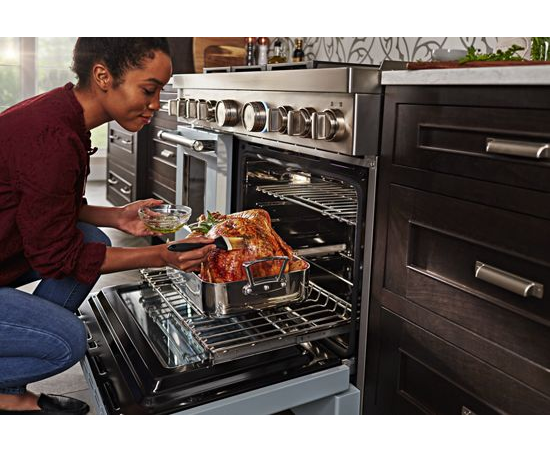 KitchenAid 48'' Smart Commercial-Style Dual Fuel Range with Griddle