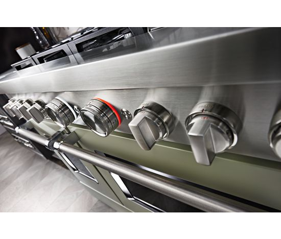 KitchenAid 48'' Smart Commercial-Style Gas Range with Griddle