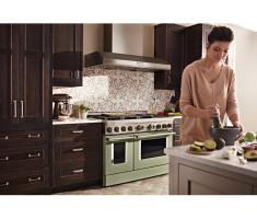 KitchenAid 48'' Smart Commercial-Style Gas Range with Griddle